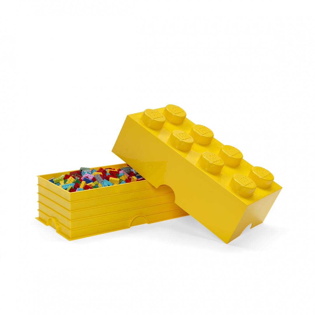 Lego, pojemnik klocek Brick 8 - Żółty (40041732)